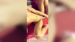 Angel Masturbates With Dildo On Snapchat