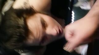 POV Spitting and Slapping my Exs Face while I Fuck it then Cum. not much Pleasure for Her!