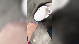 Ebony foot candy, pretty feet