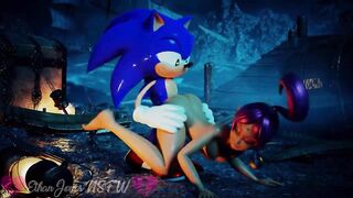 Sonic Fucks Shahra in the Storm (ADR / ASMR) Animation: Ganondork