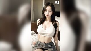 4k Ai art realistic sexy asian girls POV compilation #5