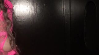 ????Cock Hungry GILF Hotwife Visits Adult Theater Gloryhole! Full on OnlyFans!????