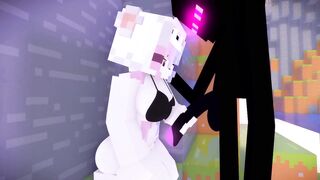 Minecraft porn Girl suck dick Enderman JENNY SEX MOD