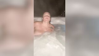 Wife cumming in the Jacuzzi