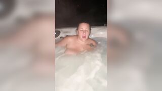 Wife cumming in the Jacuzzi