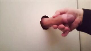 hand job in the glory hole