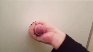 hand job in the glory hole