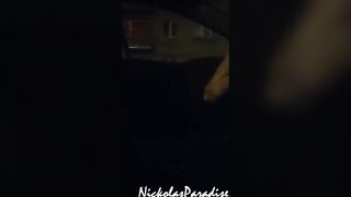 I drive and undress in public. Caught masturbating