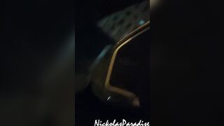 I drive and undress in public. Caught masturbating