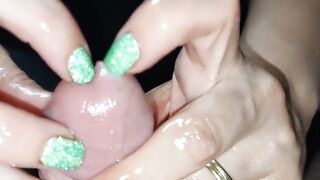 Nails insertion to peehole and cumshot