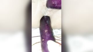 Penetrated by eggplant