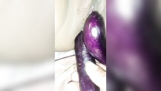 Penetrated by eggplant