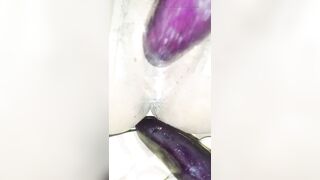 Penetrated by eggplant