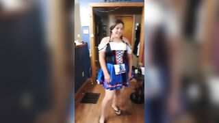 Oktoberfest Waitress is Ready to Suck and Please you