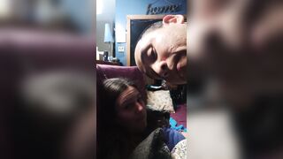 Wife Deep Throats and Face Fucks for the First Time