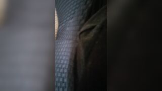 Secretly masturbating in leggings