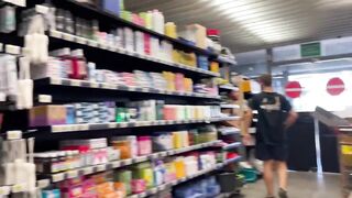 Monika Fox Came Fully Naked To The Grocery Store For Shopping. Part 2