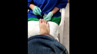 Pedicure Yummy Feet Nails Worship Foot Fetish Painting Transparent Toes