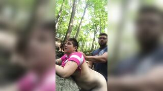 Getting bent over in the woods!!