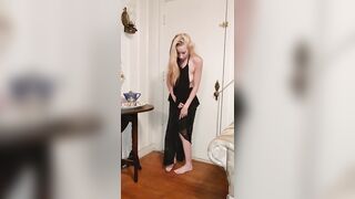 Undressing and Masturbation Fetish, Top n Long Skirt in Dtown