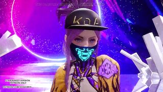 MMD (G)I-DLE - NXDE Sexy Kpop Dance 4K League Of Legends Ahri Akali Kaisa Evelynn Uncensored