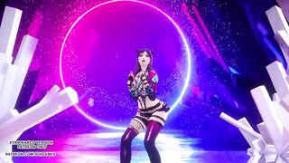 MMD (G)I-DLE - NXDE Sexy Kpop Dance 4K League Of Legends Ahri Akali Kaisa Evelynn Uncensored