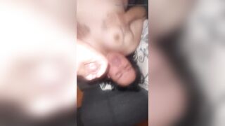 homemade threesome cumshot on tits