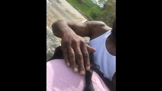 Stepdaughter wanted to give me a blowjob on the lakefront