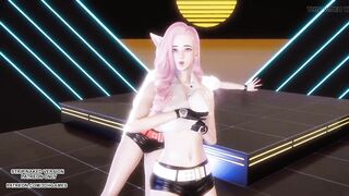 MMD GIRL CRUSH - Oppa, Do you Trust Me Sexy Kpop Dance Ahri Seraphine 4K Leauge Of Legends Hentai