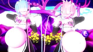 Rem and Ram Belly Inflation | Imbapovi