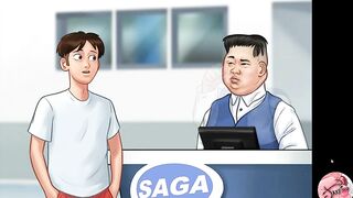 Summertime saga #47 - Looking at the nude photos of the car saleswoman - Gameplay