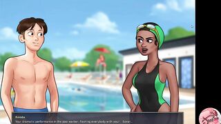 Summertime saga #47 - Looking at the nude photos of the car saleswoman - Gameplay