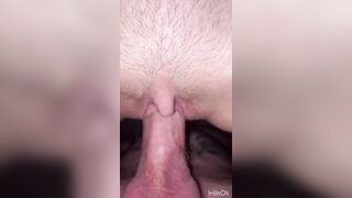 POV Stepsisters fuzzy pussy getting Creampied by Daddy