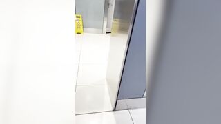 Public toilet masturbation