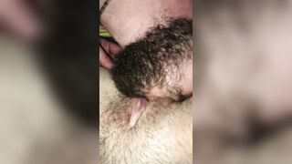 I lick her pussy lovingly