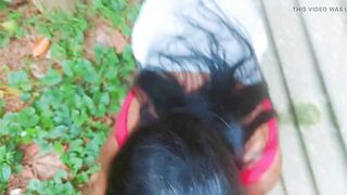 Srilankan Petite Village Girl Outdoor Sex hot Couple part 2