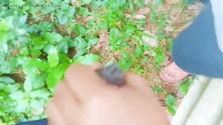 Srilankan Petite Village Girl Outdoor Sex hot Couple part 2