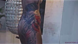 Sanktor - Inked Step-mom Teasing Naked