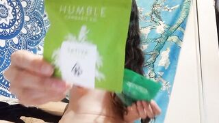 Naked hairy horny slutty weed slut from onlyfans manyvids Chaturbate fansly talks about marijuana