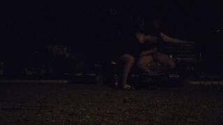 Park bench blowjob