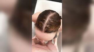 Redhead caught in the shower and fucked raw