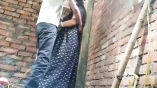 Outdoor sex video in Indian bangali village wife