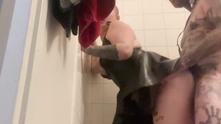 Finnish Milf Pissing On Tattooed Dude I Pee Like A Horse