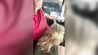 LA local Tinder THOT Blowjob in a busy parking lot