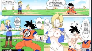 Adult DBZ Goku Vs Android 18 - Dragón Ball Z