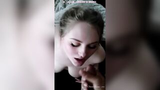 Sorority babe's cumshot facial compilation