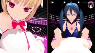 NTR Sex With Friends' Girlfriends + Splitscreen (3D HENTAI)