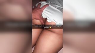 Cheerleader wants to fuck classmate on Snapchat