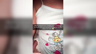 Cheerleader wants to fuck classmate on Snapchat