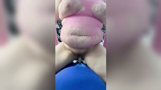 BIG TIT THICK CHUBBY WHITE GIRL RIDING COCK MAKING HIM CUM IN MY FAT WHITE PUSSY